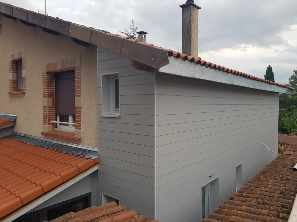 Valorisation extension bois maison Graulhet Tarn 81